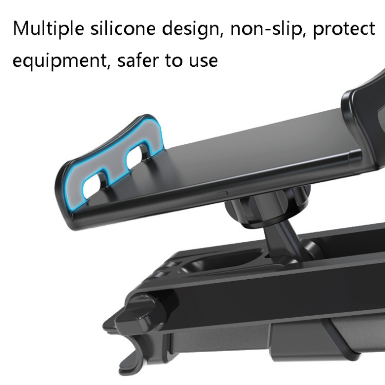 Car Seat Telescopic Bracket Car Rear Pillow Mobile Phone Bracket, Colour: 04 Black Car Seat Telescopic Bracket Car Rear Pillow Mobile Phone Bracket, Colour: 04 Black
