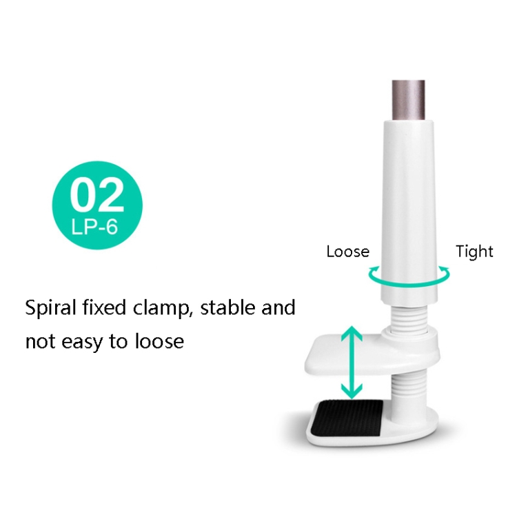 LP-6 Tablet Mobile Phone Lazy Bracket Detachable Bed Bracket, Style: Three-stage (Blue) LP-6 Tablet Mobile Phone Lazy Bracket Detachable Bed Bracket, Style: Three-stage (Blue)