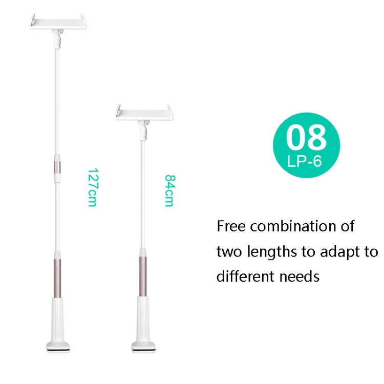 LP-6 Tablet Mobile Phone Lazy Bracket Detachable Bed Bracket, Style: Three-stage (Blue) LP-6 Tablet Mobile Phone Lazy Bracket Detachable Bed Bracket, Style: Three-stage (Blue)