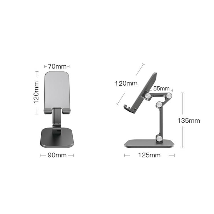 CYX-PH2 Mobile Phone Tablet Desktop Bracket Folding Telescopic Phone Bracket(Red) CYX-PH2 Mobile Phone Tablet Desktop Bracket Folding Telescopic Phone Bracket(Red)