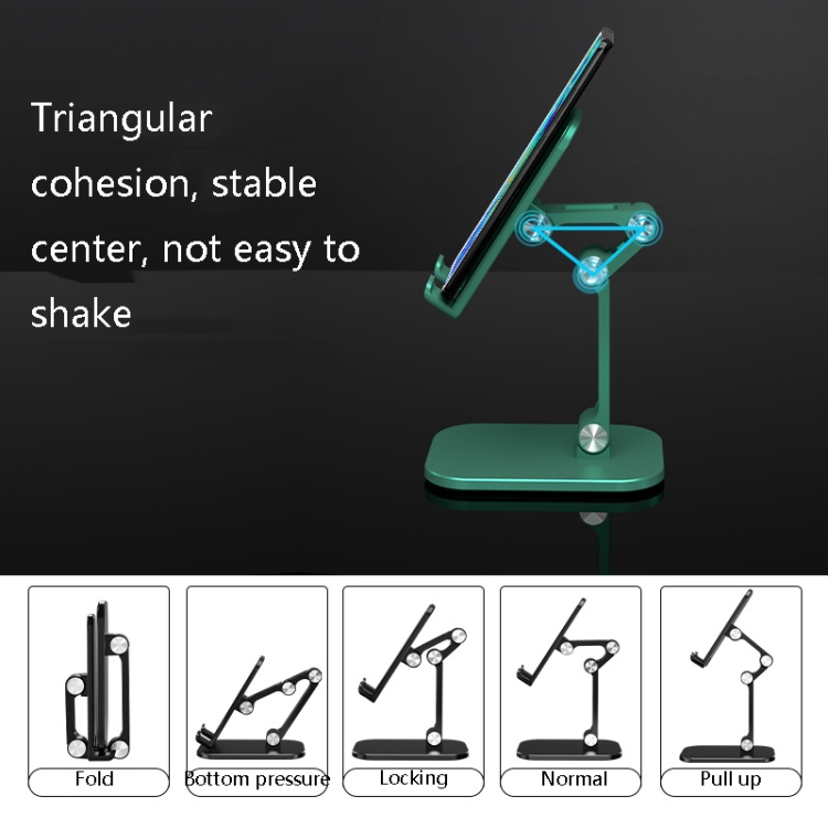 CYX-PH2 Mobile Phone Tablet Desktop Bracket Folding Telescopic Phone Bracket(Red) CYX-PH2 Mobile Phone Tablet Desktop Bracket Folding Telescopic Phone Bracket(Red)