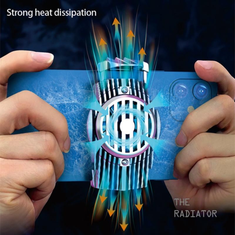 X5 Snap-On Pure Metal Semiconductor Mobile Phone Radiator For 4.7-7.5 Inch Mobile Phones, with RGB Breathing Light(Silver) X5 Snap-On Pure Metal Semiconductor Mobile Phone Radiator For 4.7-7.5 Inch Mobile Phones, with RGB Breathing Light(Silver)