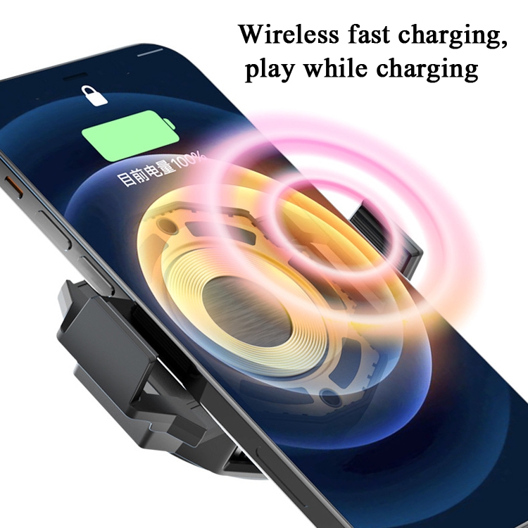 F10 Semiconductor Cooling Mobile Phone Radiator for Mobile Phones within 67-88mm Width, Style: Magnetic Wireless Recharge (Black) F10 Semiconductor Cooling Mobile Phone Radiator for Mobile Phones within 67-88mm Width, Style: Magnetic Wireless Recharge (Black)