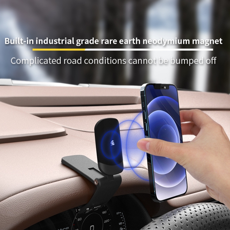 Sumitap Magnetic Hud Auto Mobiltelefon Halterung Mini Kompakter Auto  Instrumentierung Spezielle Stummststent (weiß)