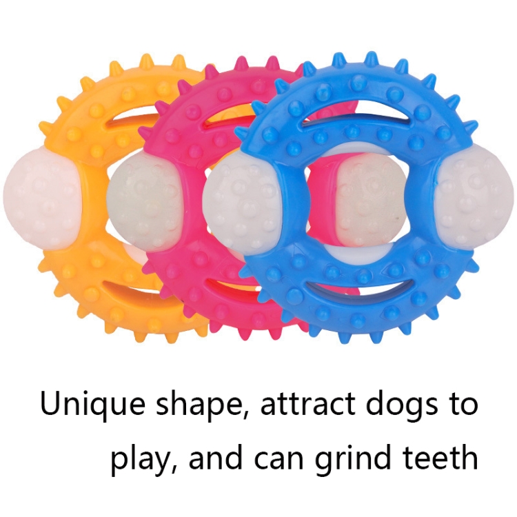 BG-W177 Juguetes para mascotas Dientes resistentes a la masticación Juguetes para perros para limpieza de dientes, Color: Rosa - B5