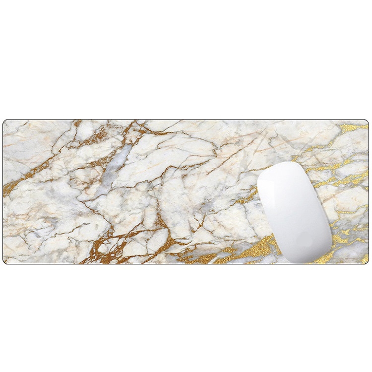 400x900x2mm Marbling Almohadilla de ratón de goma resistente al desgaste (mármol fresco) - B2