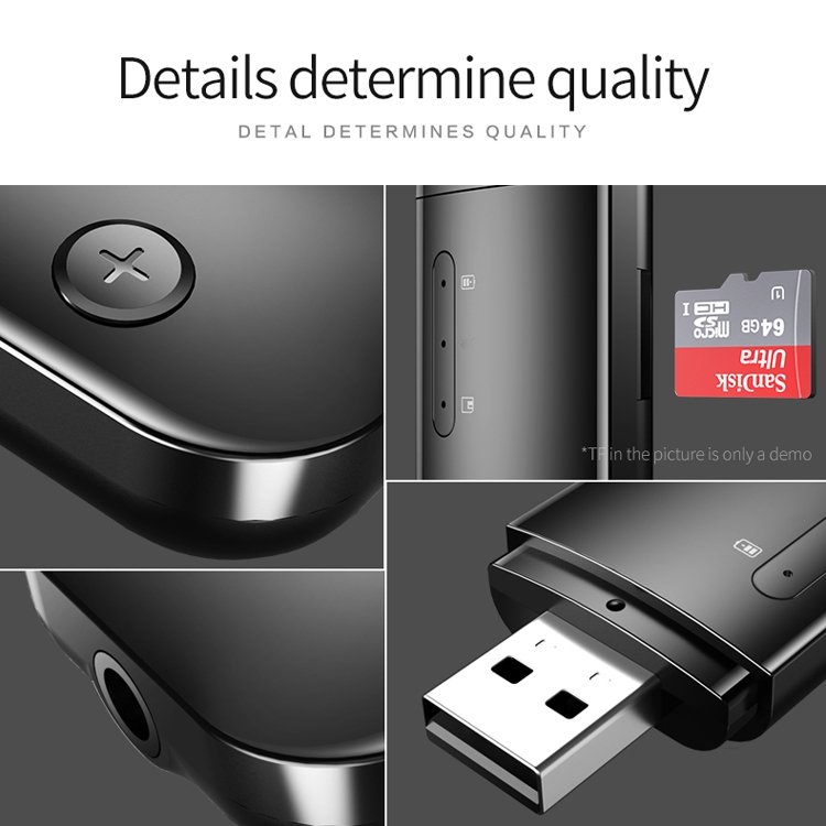 D90 USB Dual Output Bluetooth 5.0 Adapter Audio Receiver & Transmitter, Built-in Lithium Battery(Black) D90 USB Dual Output Bluetooth 5.0 Adapter Audio Receiver & Transmitter, Built-in Lithium Battery(Black)