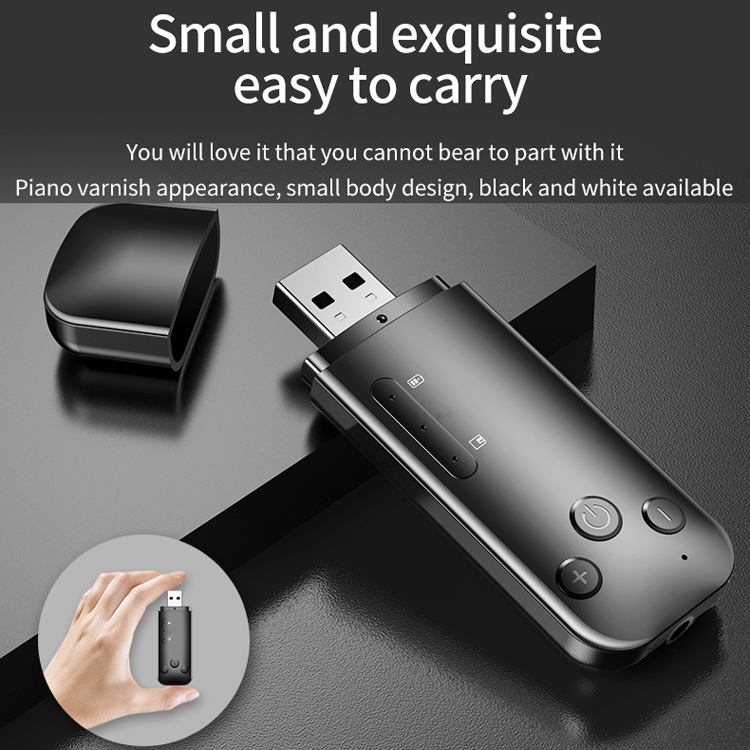 D90 USB Dual Output Bluetooth 5.0 Adapter Audio Receiver & Transmitter, Built-in Lithium Battery(Black) D90 USB Dual Output Bluetooth 5.0 Adapter Audio Receiver & Transmitter, Built-in Lithium Battery(Black)