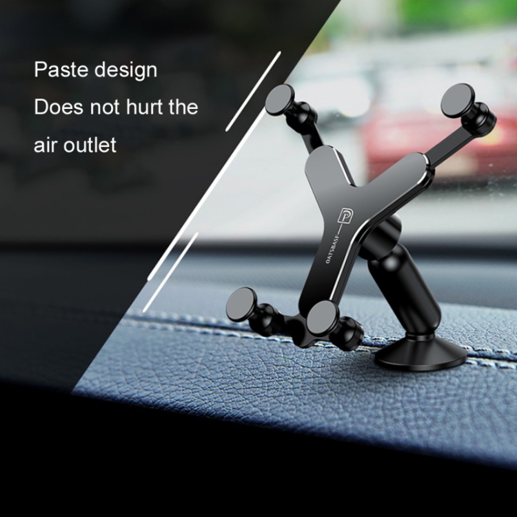 Oatsbasf Y01 Vehicle-Mounted Gravity-Adhesive Metal Mobile Phone Holder(Black) Oatsbasf Y01 Vehicle-Mounted Gravity-Adhesive Metal Mobile Phone Holder(Black)