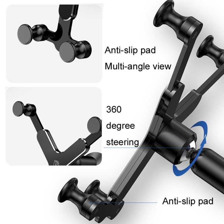 Oatsbasf Y01 Vehicle-Mounted Gravity-Adhesive Metal Mobile Phone Holder(Black) Oatsbasf Y01 Vehicle-Mounted Gravity-Adhesive Metal Mobile Phone Holder(Black)