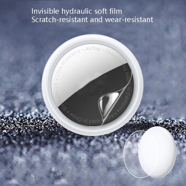 50 Pairs Frosted Front + Back Hydrocoagulant Film Protective Film For AirTag 50 Pairs Frosted Front + Back Hydrocoagulant Film Protective Film For AirTag