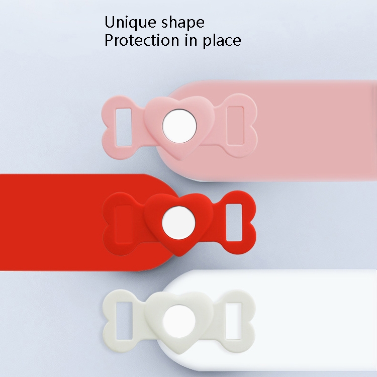 2 PCS Tracking Anti-Lost Device Silicone Protective Cover For AirTag(White) 2 PCS Tracking Anti-Lost Device Silicone Protective Cover For AirTag(White)