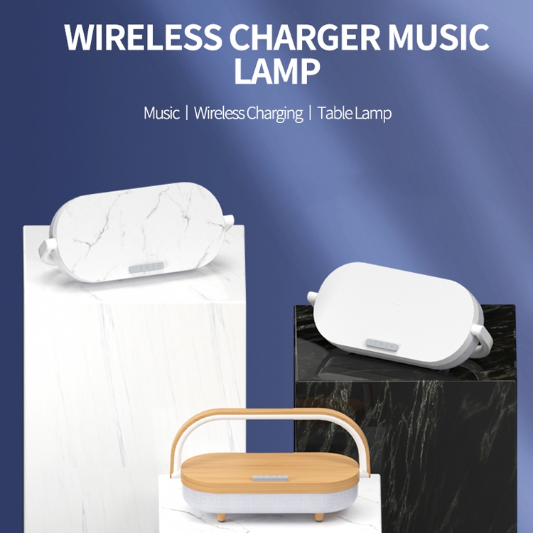 XG21008 3 In 1 Wireless Charger Bluetooth Speaker Rechargeable Bedside Night Light(Wood Grain) XG21008 3 In 1 Wireless Charger Bluetooth Speaker Rechargeable Bedside Night Light(Wood Grain)