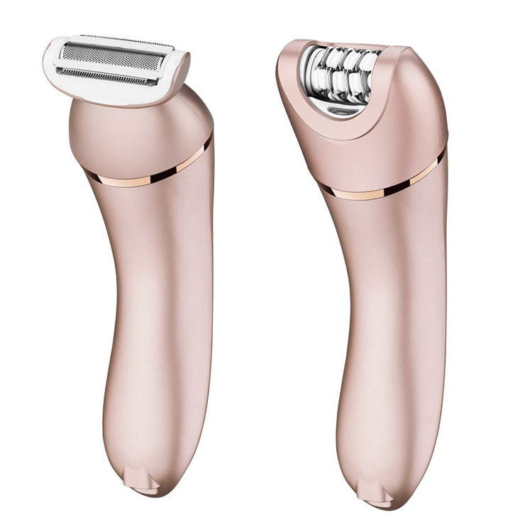 Suker SK-517 Agua eléctrica Eluyendo Dispositivo de depilación Mujeres Doble Cabello Cabello multifuncional Epilador de afeitadora de dos en uno (rosa) - B1
