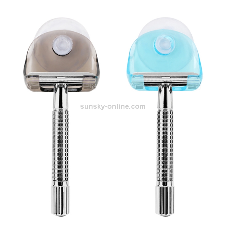 Clear Blue Suction Cup Razor Rack Razor Holder Suction Cup Shaver Hot Bathroom 