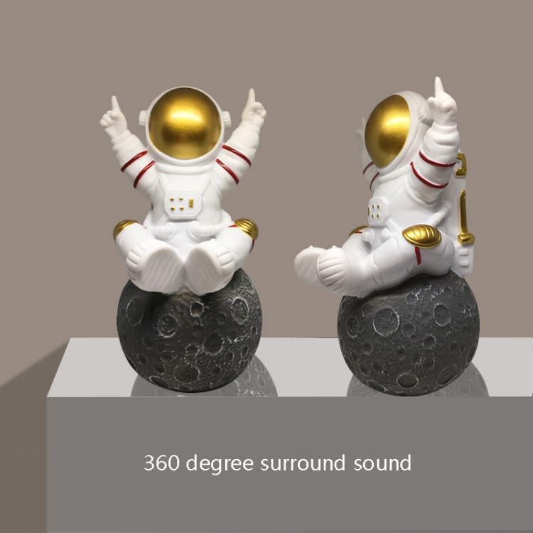 Wireless Bluetooth Small Speaker TWS Mini Portable Astronaut Audio(Gold) Wireless Bluetooth Small Speaker TWS Mini Portable Astronaut Audio(Gold)