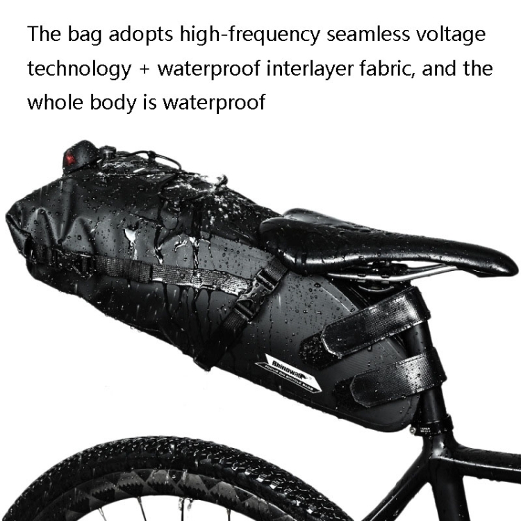 RHINOWALK Bike Saddle Bag Full Waterproof Road Mountain Bike Rear Seat Bag