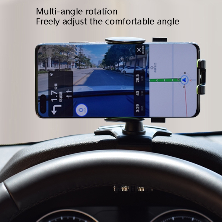 Dashboard Rearview Mirror Sun Visor Bracket Multi-Function Car Mobile Phone Holder(Black) Dashboard Rearview Mirror Sun Visor Bracket Multi-Function Car Mobile Phone Holder(Black)