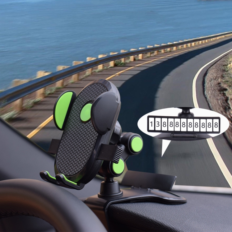 Dashboard Rearview Mirror Sun Visor Bracket Multi-Function Car Mobile Phone Holder(Black) Dashboard Rearview Mirror Sun Visor Bracket Multi-Function Car Mobile Phone Holder(Black)