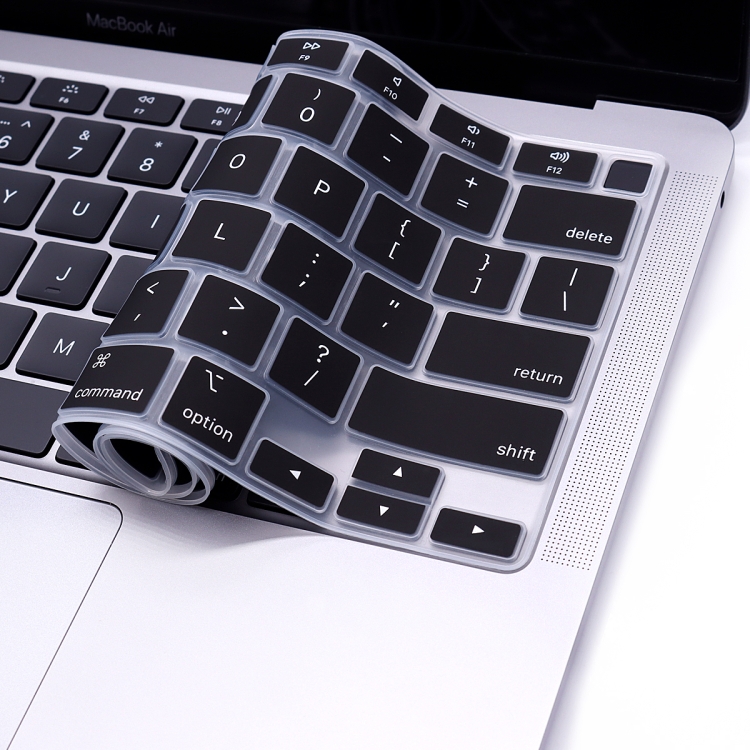 10 PCS Laptop Dust-Proof Waterproof Keyboard Film For MacBook Air 13.3 Inch A2337 2020 US Version (Transparent Black) 10 PCS Laptop Dust-Proof Waterproof Keyboard Film For MacBook Air 13.3 Inch A2337 2020 US Version (Transparent Black)