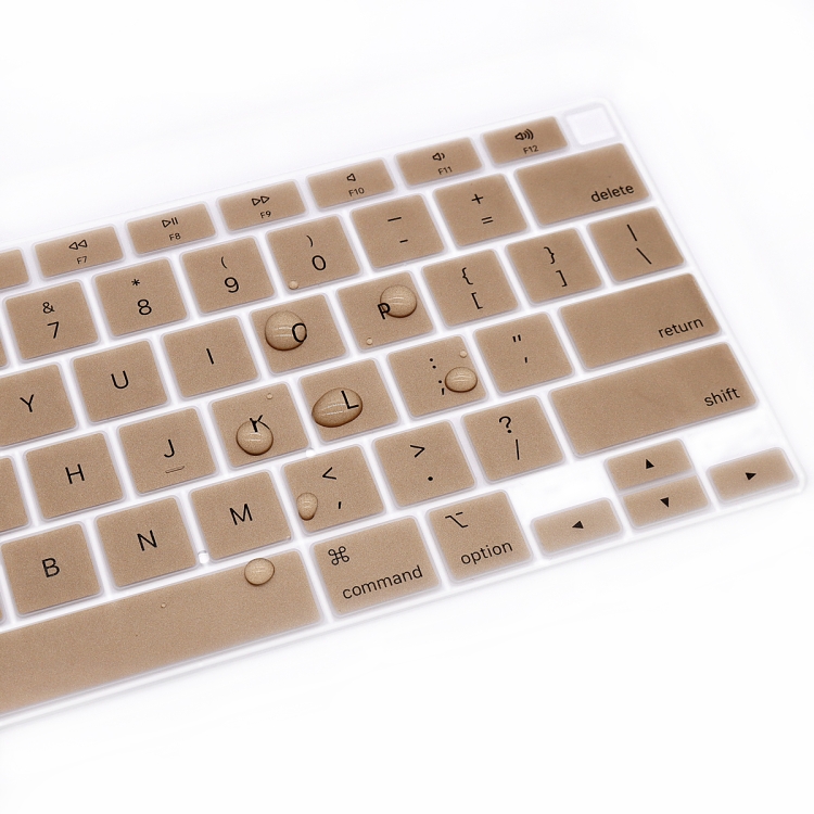 10 PCS Laptop Dust-Proof Waterproof Keyboard Film For MacBook Air 13.3 Inch A2337 2020 US Version (Gold) 10 PCS Laptop Dust-Proof Waterproof Keyboard Film For MacBook Air 13.3 Inch A2337 2020 US Version (Gold)