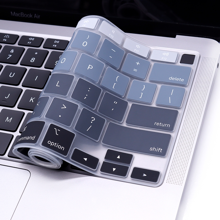 2 PCS Laptop Dust-Proof Waterproof Keyboard Film For MacBook Air 13.3 Inch A2337 2020 US Version (Gradient Gray) 2 PCS Laptop Dust-Proof Waterproof Keyboard Film For MacBook Air 13.3 Inch A2337 2020 US Version (Gradient Gray)