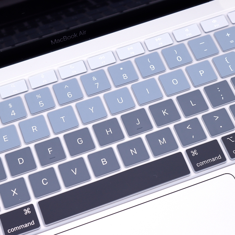 2 PCS Laptop Dust-Proof Waterproof Keyboard Film For MacBook Air 13.3 Inch A2337 2020 US Version (Gradient Gray) 2 PCS Laptop Dust-Proof Waterproof Keyboard Film For MacBook Air 13.3 Inch A2337 2020 US Version (Gradient Gray)