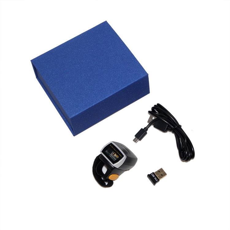 Netum 2D Mini Scanner Anillo de Bluetooth inalámbrico (R2L) - B6