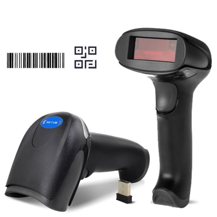 NETUM F16 Scanner de código de barras del supermercado Código QR Escáner de mano, especificación: cableado - B1