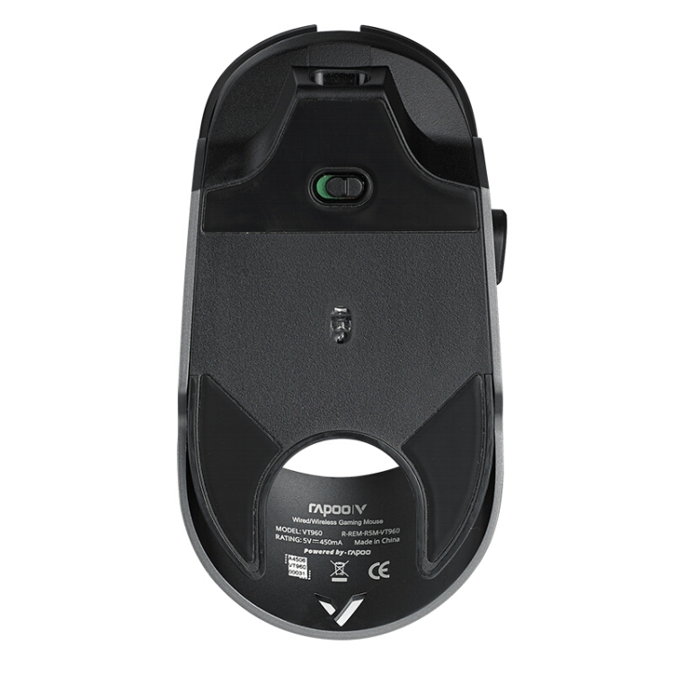 PULOO VT960 1600 DPI 7 KEYS MODO DUAL MACRO PROGRAMA SYMPHONY RGB Backlit Gaming Wireless Mouse (negro) - B2