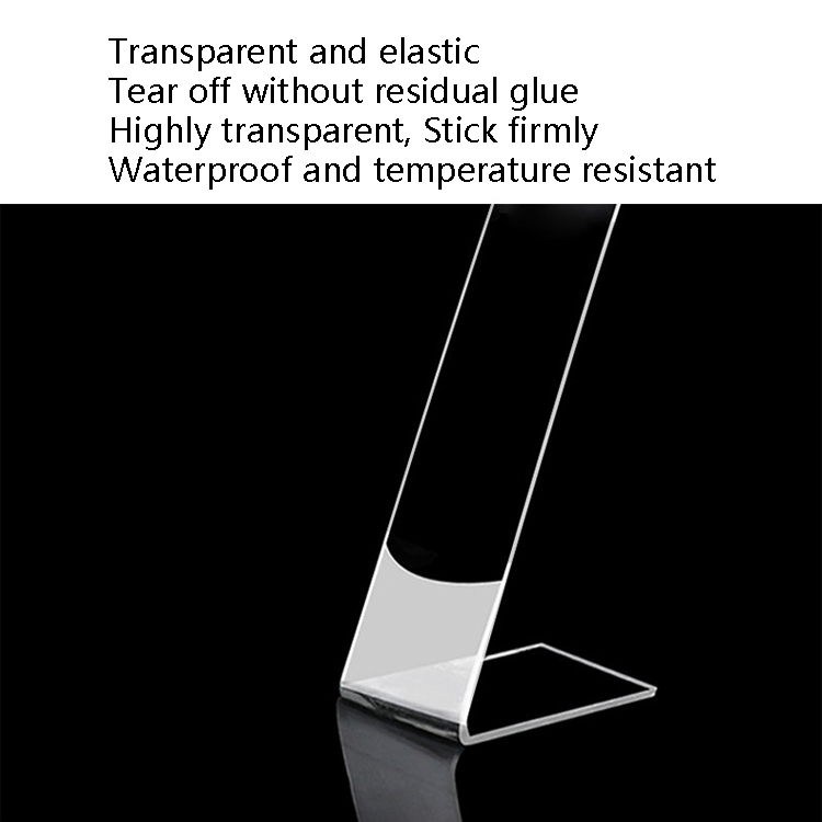 Ruban adhésif nanotique Transparent Double face, 2mm x 3cm x 3m