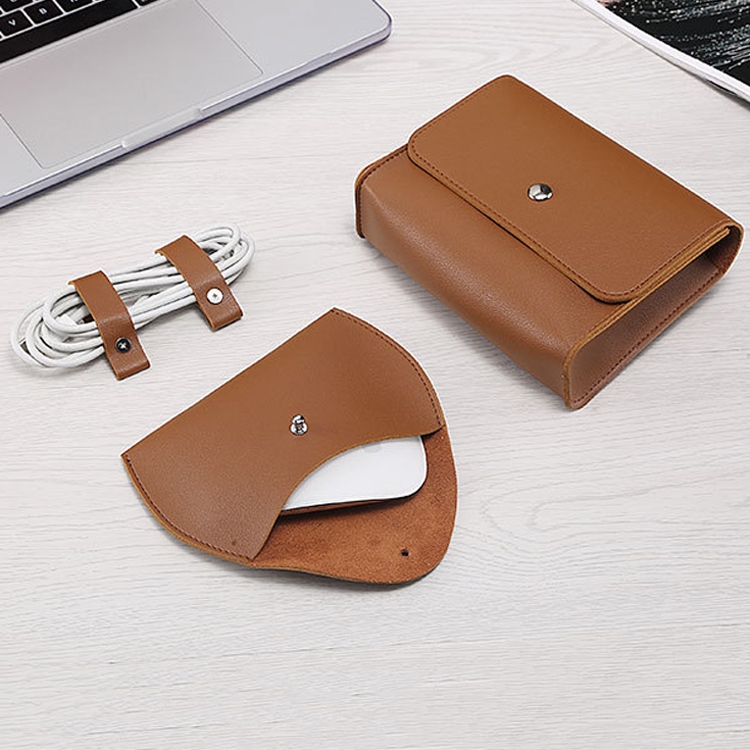 Locked Side Laptop Liner Bag For MacBook 12 inch A1534(4 In 1 Brown) Locked Side Laptop Liner Bag For MacBook 12 inch A1534(4 In 1 Brown)