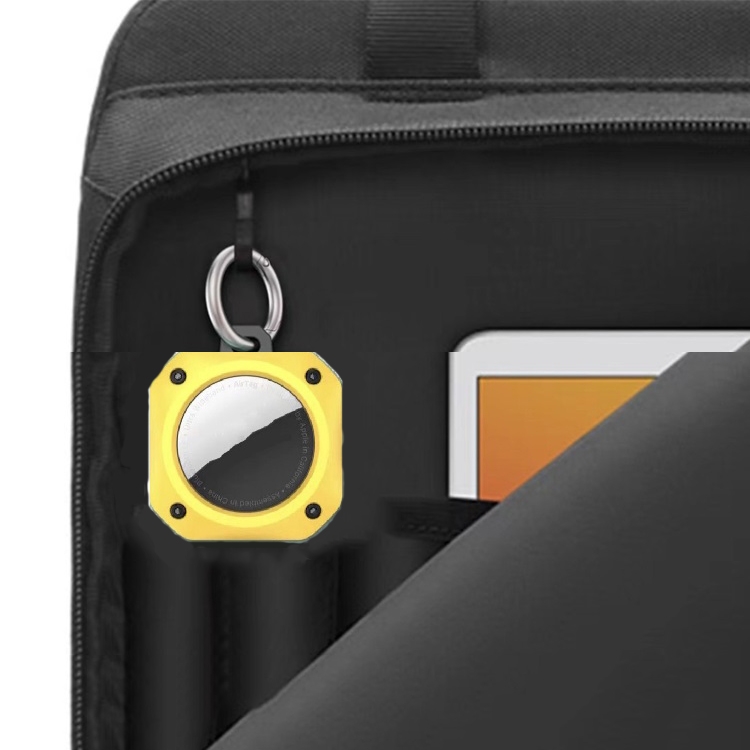 2 PCS For Apple Airtags Positioning Tracker Anti-Drop Anti-Lost Case Printing Protective Case(Black) 2 PCS For Apple Airtags Positioning Tracker Anti-Drop Anti-Lost Case Printing Protective Case(Black)