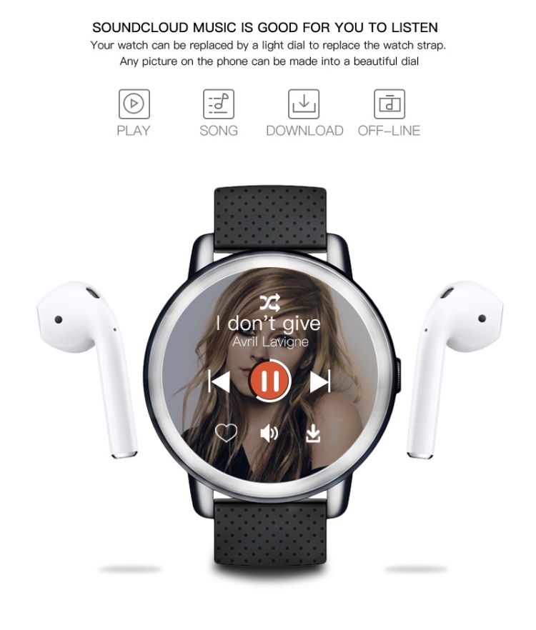 Lemfo lem8 4g hot sale smart watch