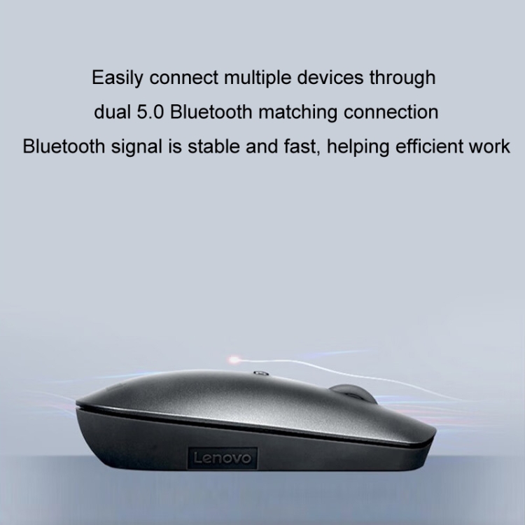 Ratón inalámbrico Lenovo ThinkBook Dual Bluetooth 5.0, compacto, portátil, ultradelgado, para oficina - 1