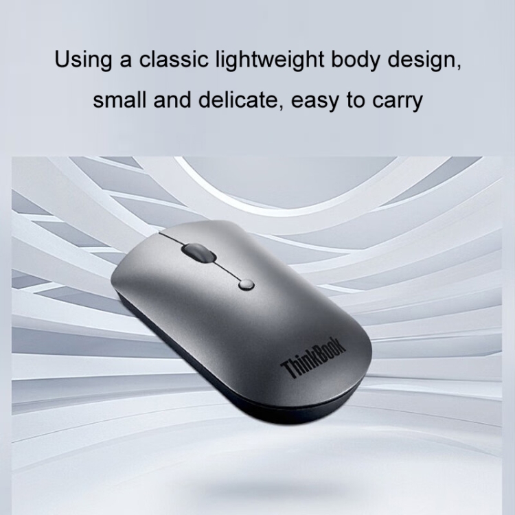 Ratón inalámbrico Lenovo ThinkBook Dual Bluetooth 5.0, compacto, portátil, ultradelgado, para oficina - 2