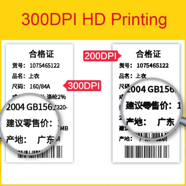 Impresora de lista rápida de etiquetas autoadhesivas térmicas Xprinter XP-470E, estilo: USB (enchufe de la UE) - B3