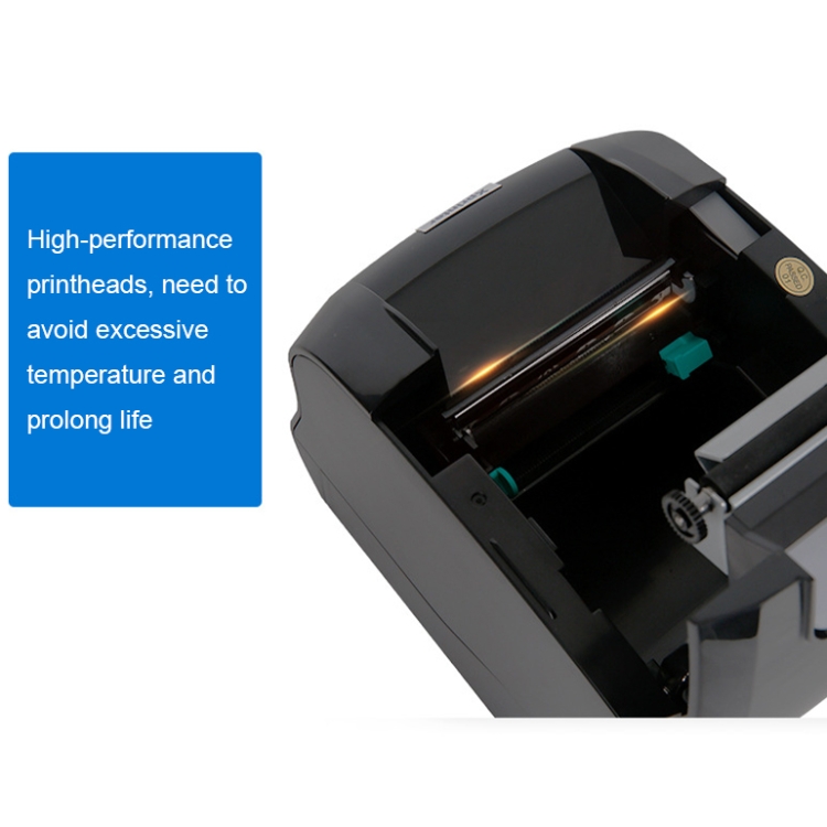 Xprinter XP-365B Impresora de etiquetas térmicas de 80 mm Impresora de etiquetas de ropa, enchufe: enchufe de la UE (versión Bluetooth) - B4