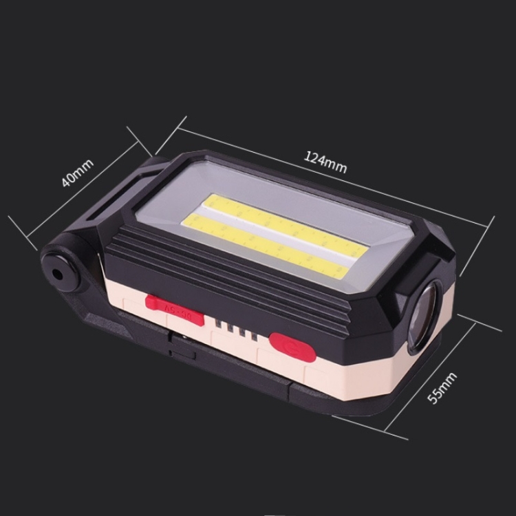 Linterna de trabajo led plegable recargable con imán Dm