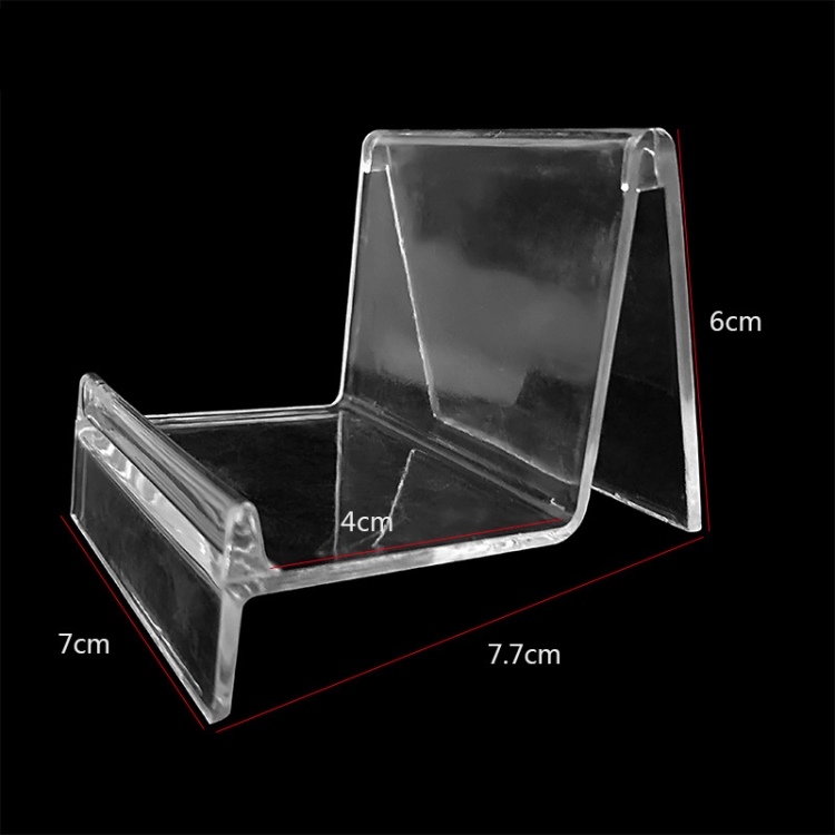 10 PCS Thickened Transparent Wallet Holder Plastic Phone Mask Display Stand Counter Display Stand,Specification: No. 3 1 Layer 10 PCS Thickened Transparent Wallet Holder Plastic Phone Mask Display Stand Counter Display Stand,Specification: No. 3 1 Layer
