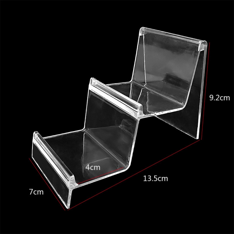10 PCS Thickened Transparent Wallet Holder Plastic Phone Mask Display Stand Counter Display Stand,Specification: No. 3 2 Layer 10 PCS Thickened Transparent Wallet Holder Plastic Phone Mask Display Stand Counter Display Stand,Specification: No. 3 2 Layer