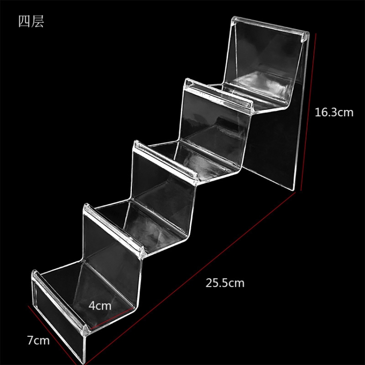 10 PCS Thickened Transparent Wallet Holder Plastic Phone Mask Display Stand Counter Display Stand,Specification: No. 3 4 Layer 10 PCS Thickened Transparent Wallet Holder Plastic Phone Mask Display Stand Counter Display Stand,Specification: No. 3 4 Layer