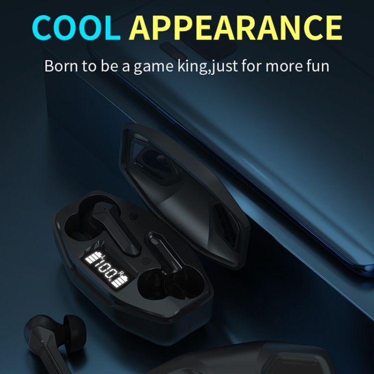 T68 TWS Low Latency Bluetooth 5.1 Gaming Earphone with Power Display(White) T68 TWS Low Latency Bluetooth 5.1 Gaming Earphone with Power Display(White)