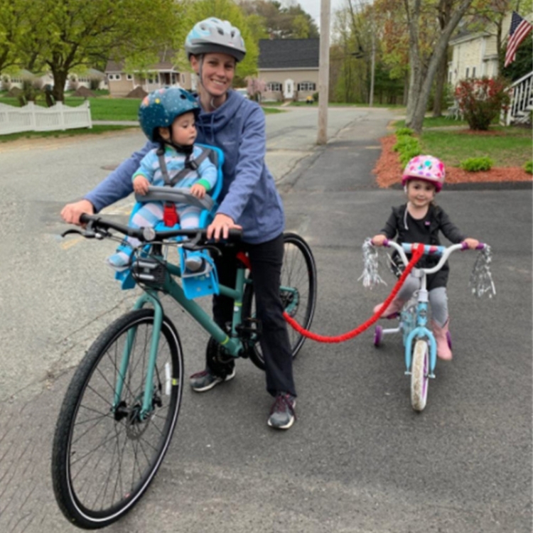 ZXCQYS-L Fahrrad Tow Seil Mountain Bike Elternkind Pull Seil Tragbares  Schleppseil (blau)