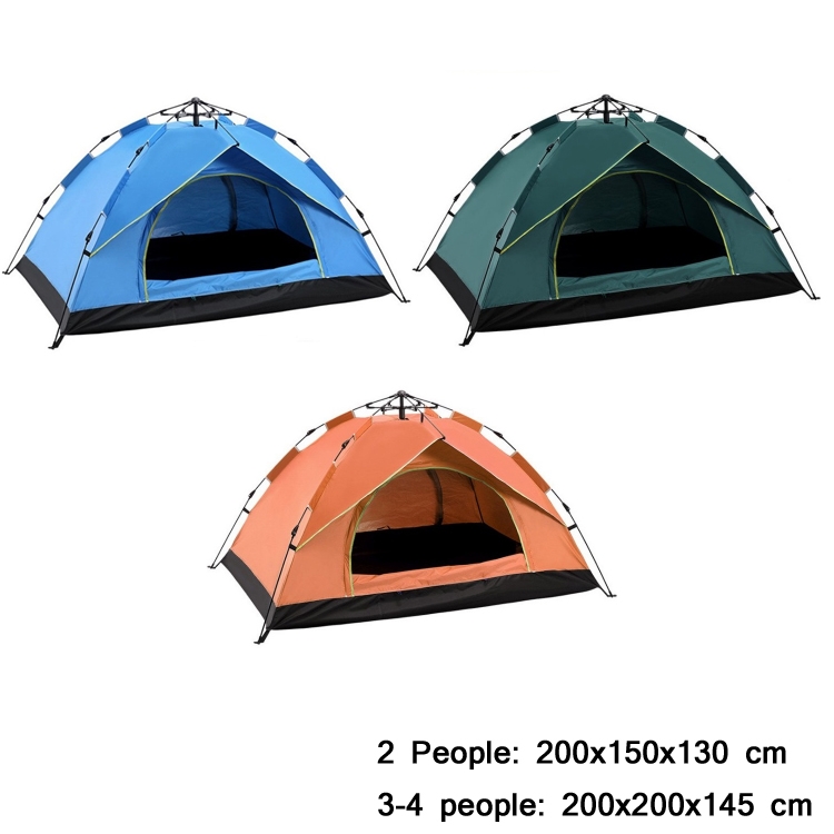 Carpa 4 Personas Camping Outdoor Azul
