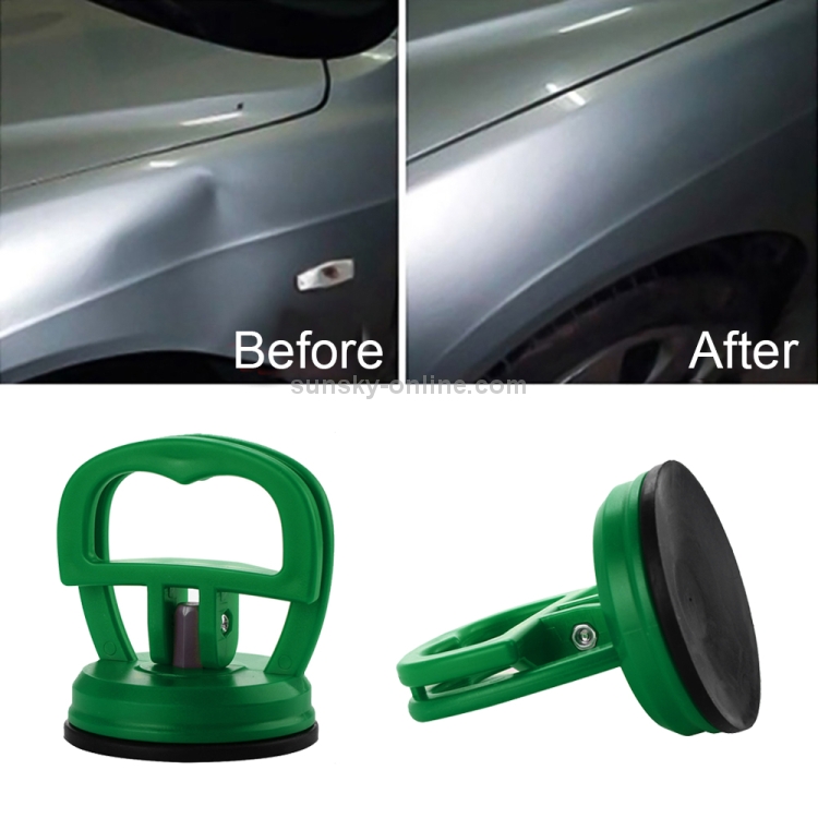 Mini estrattore per riparazione ammaccature auto, ventosa, pannello per  carrozzeria, strumento per rimuovere ventose (verde)