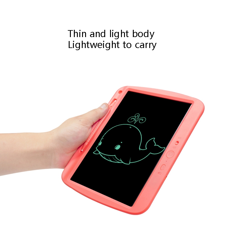 Tablero de pintura LCD de los niños Electronic Destacan el panel escrito Tableta de carga inteligente, estilo: líneas monocromáticas de 9 pulgadas (rosa) - B4