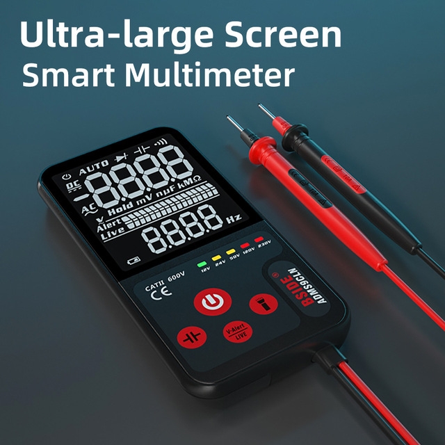Multimètre Numérique LCD Avec Fonction Buzzer, Testeur De Courant