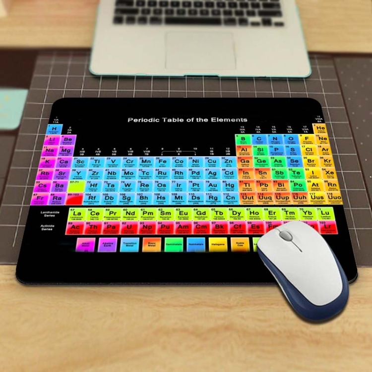 3 PCS Periodic Table Of Chemical Elements Rectangular Mouse Pad Creative Office Learning Non-Slip Mat, Dimensions: Overlock 180 x 220mm(Pattern 2) - B5