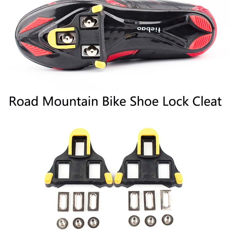 Promend PDZ R07 Road Bike Cycling Shoes Cleats Lock Plate Set with Screws Promend PDZ-R07 Bike Cleat Set - 6 Degree Float - Red - New  main image 4